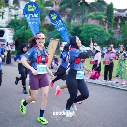 Race photo from BOGORUN 2026