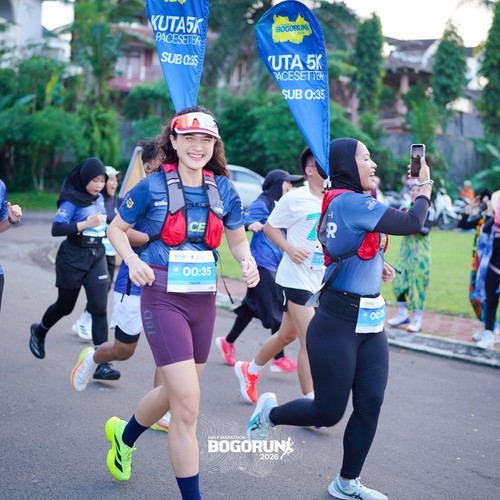 Race photo from BOGORUN 2026