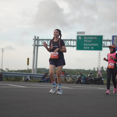Race photo from KEDIRI HALF MARATHON 2026