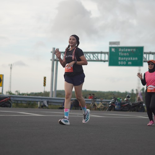 Race photo from KEDIRI HALF MARATHON 2026