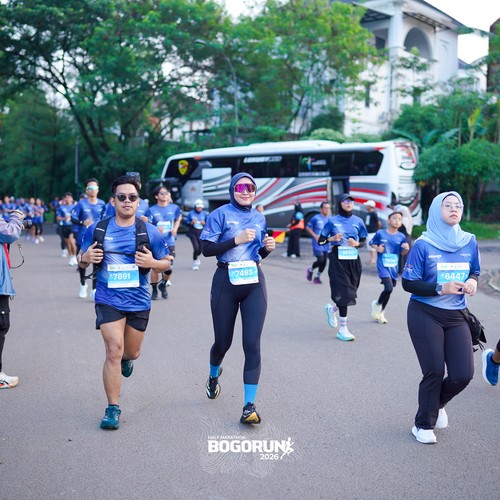 Race photo from BOGORUN 2026