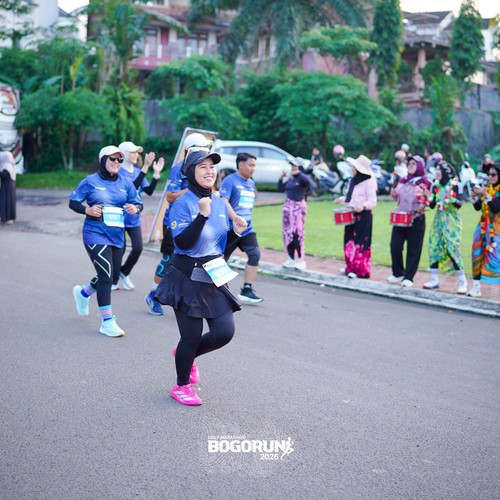 Race photo from BOGORUN 2026