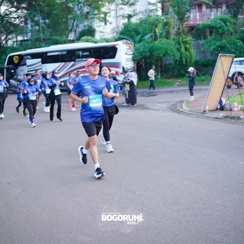 Race photo from BOGORUN 2026