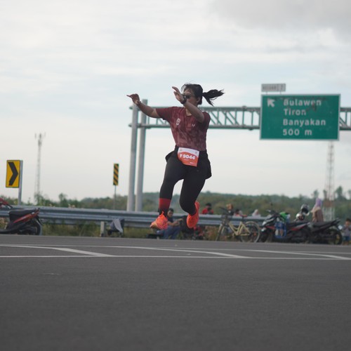Race photo from KEDIRI HALF MARATHON 2026