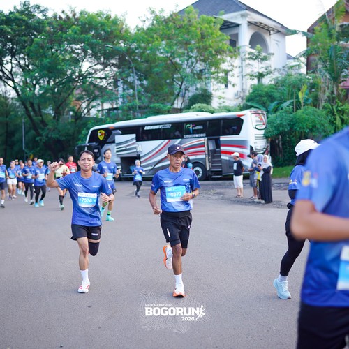 Race photo from BOGORUN 2026