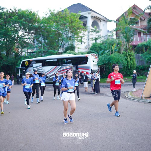 Race photo from BOGORUN 2026
