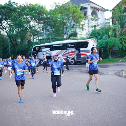 Race photo from BOGORUN 2026