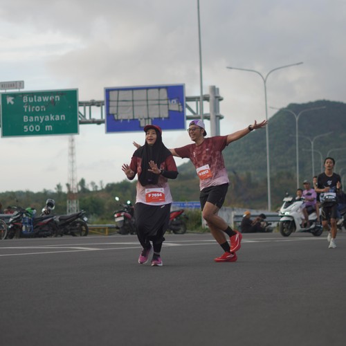 Race photo from KEDIRI HALF MARATHON 2026