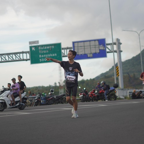 Race photo from KEDIRI HALF MARATHON 2026