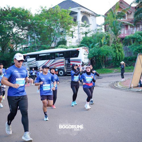Race photo from BOGORUN 2026