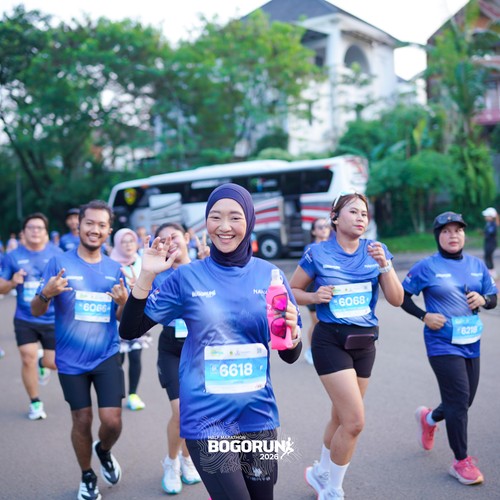 Race photo from BOGORUN 2026