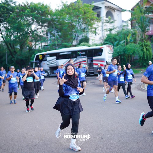 Race photo from BOGORUN 2026