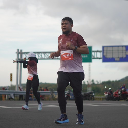Race photo from KEDIRI HALF MARATHON 2026