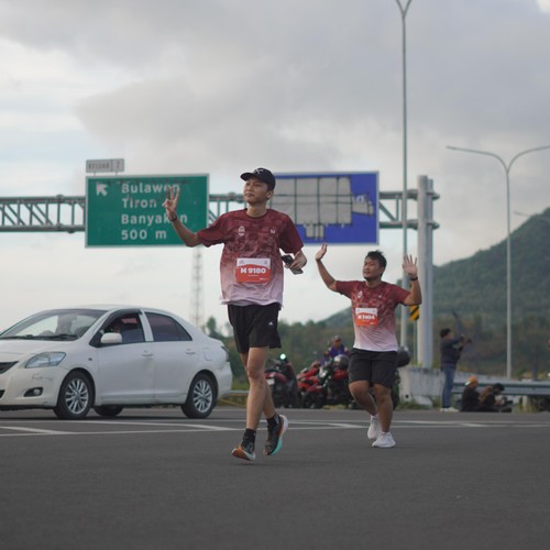 Race photo from KEDIRI HALF MARATHON 2026