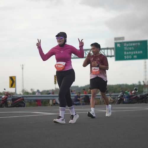 Race photo from KEDIRI HALF MARATHON 2026
