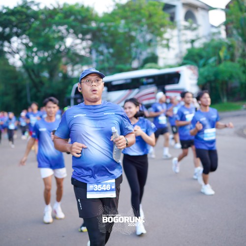 Race photo from BOGORUN 2026