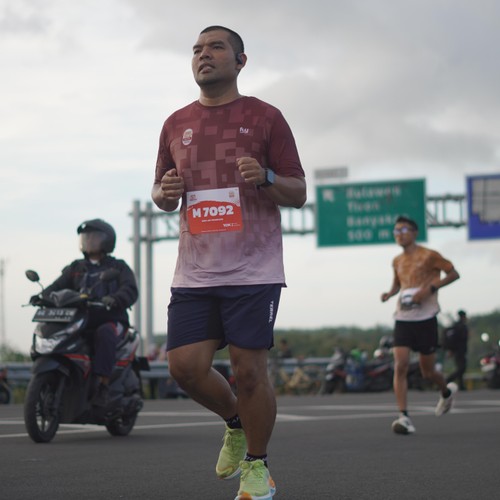 Race photo from KEDIRI HALF MARATHON 2026
