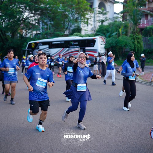 Race photo from BOGORUN 2026