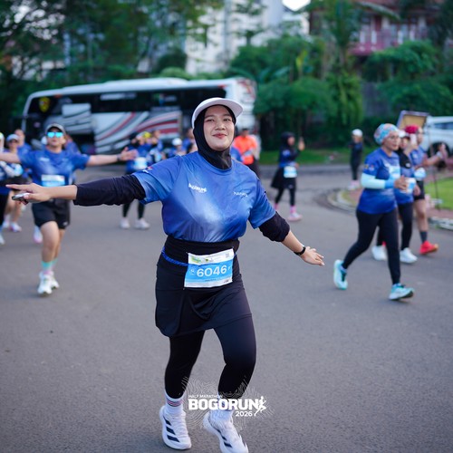 Race photo from BOGORUN 2026