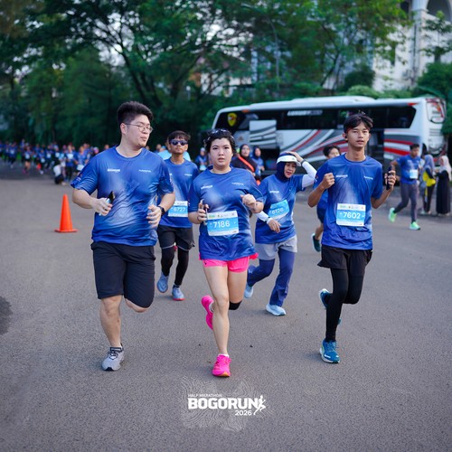 Race photo from BOGORUN 2026