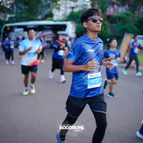Race photo from BOGORUN 2026