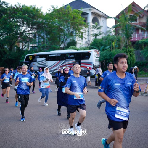 Race photo from BOGORUN 2026