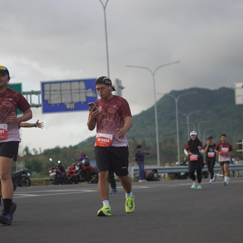 Race photo from KEDIRI HALF MARATHON 2026
