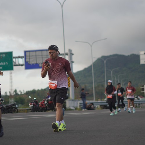 Race photo from KEDIRI HALF MARATHON 2026