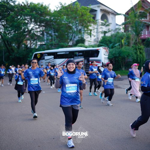 Race photo from BOGORUN 2026
