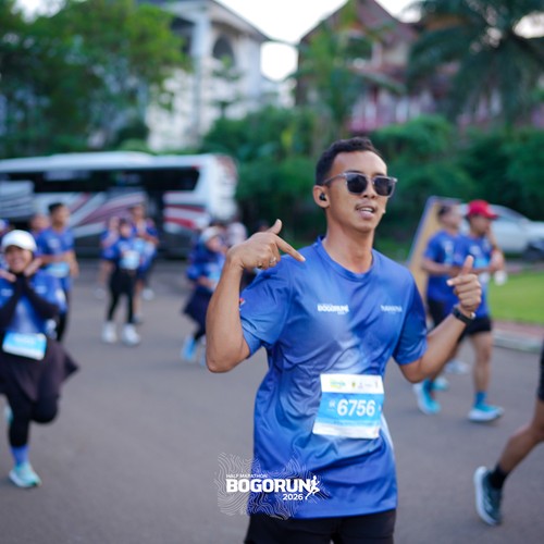 Race photo from BOGORUN 2026