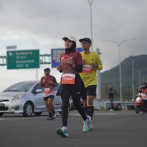 Race photo from KEDIRI HALF MARATHON 2026
