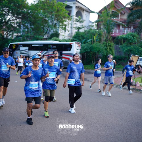 Race photo from BOGORUN 2026