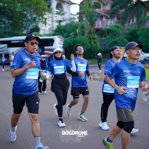 Race photo from BOGORUN 2026