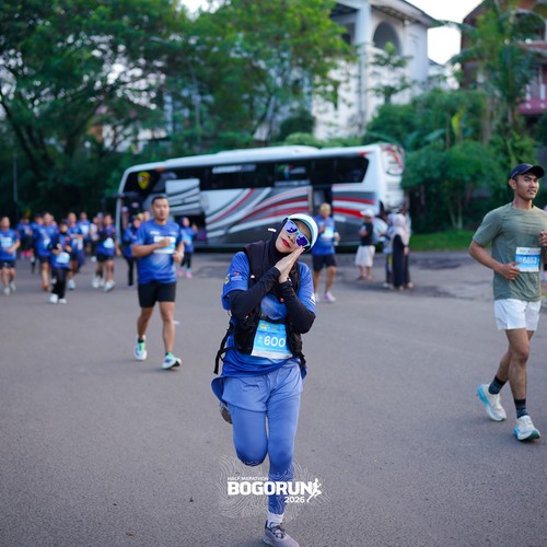 Race photo from BOGORUN 2026