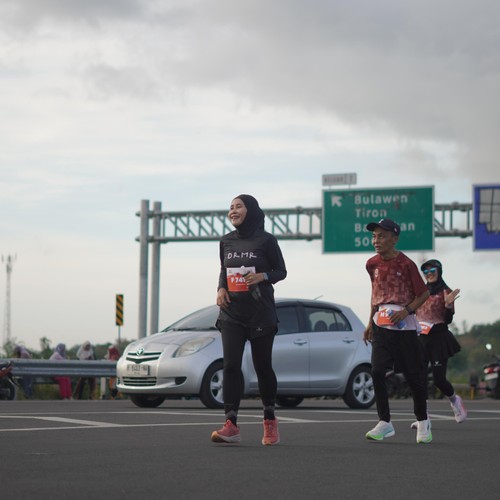 Race photo from KEDIRI HALF MARATHON 2026