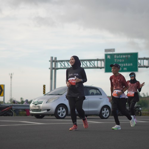 Race photo from KEDIRI HALF MARATHON 2026
