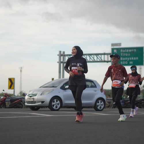Race photo from KEDIRI HALF MARATHON 2026