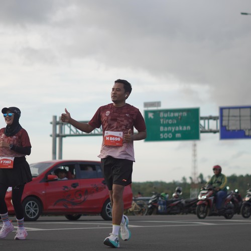Race photo from KEDIRI HALF MARATHON 2026
