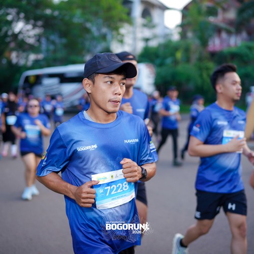 Race photo from BOGORUN 2026