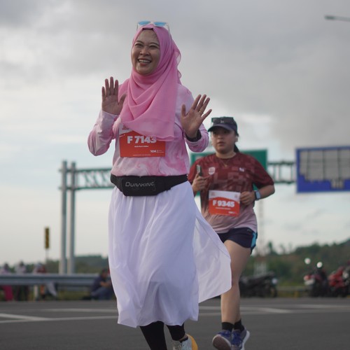 Race photo from KEDIRI HALF MARATHON 2026