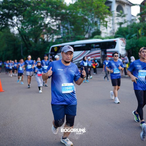 Race photo from BOGORUN 2026