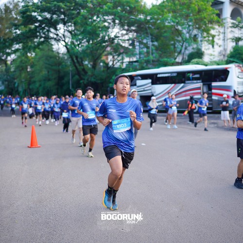 Race photo from BOGORUN 2026