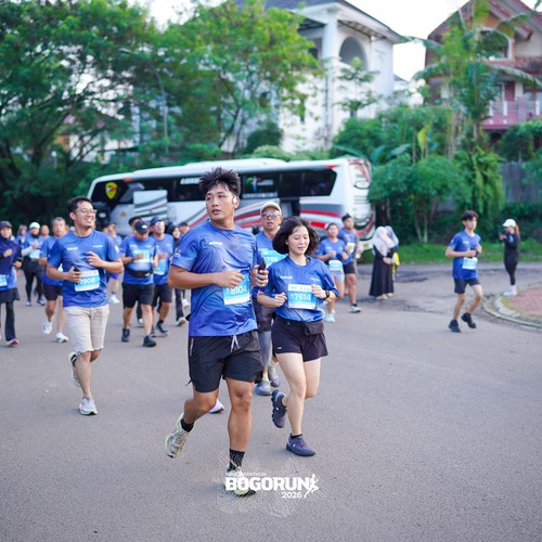 Race photo from BOGORUN 2026