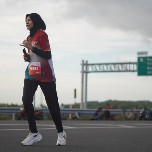 Race photo from KEDIRI HALF MARATHON 2026