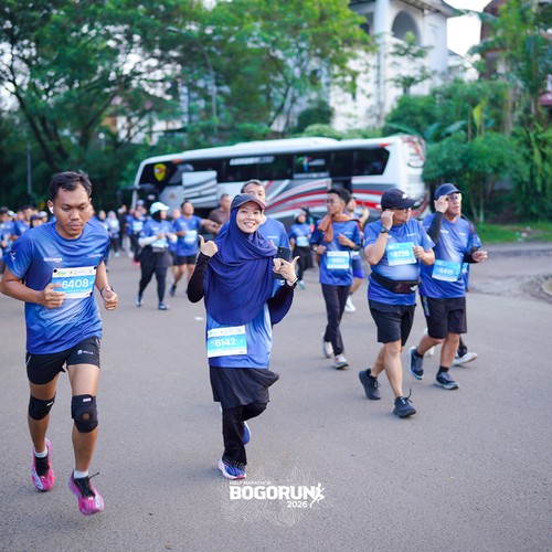 Race photo from BOGORUN 2026