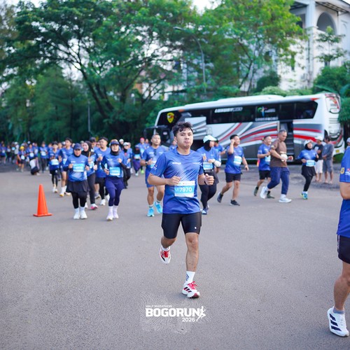 Race photo from BOGORUN 2026