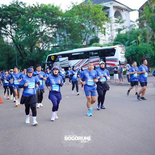 Race photo from BOGORUN 2026