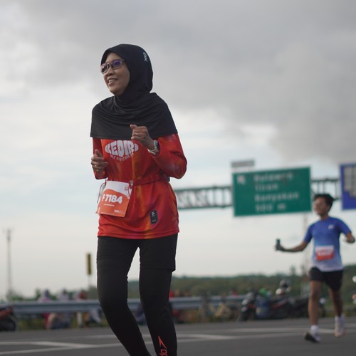 Race photo from KEDIRI HALF MARATHON 2026