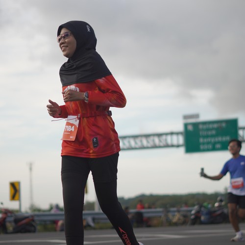 Race photo from KEDIRI HALF MARATHON 2026