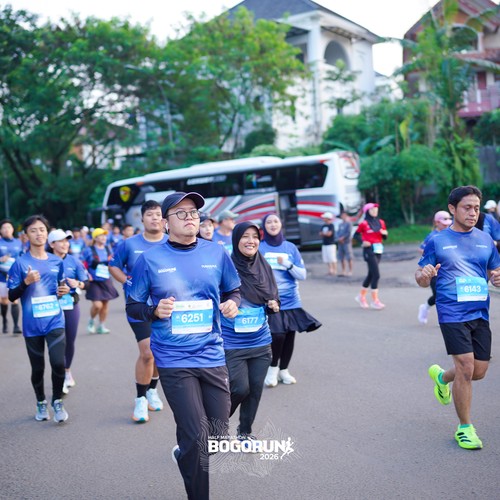 Race photo from BOGORUN 2026